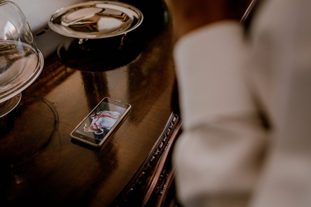 Preparativos del novio