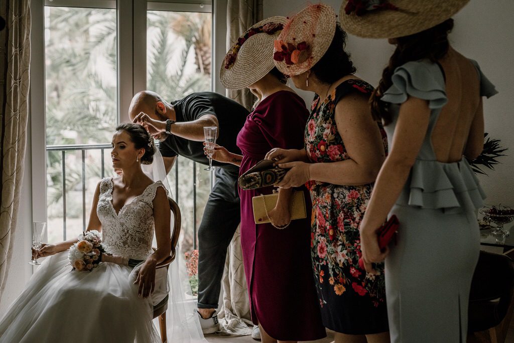 Peluquería de la novia