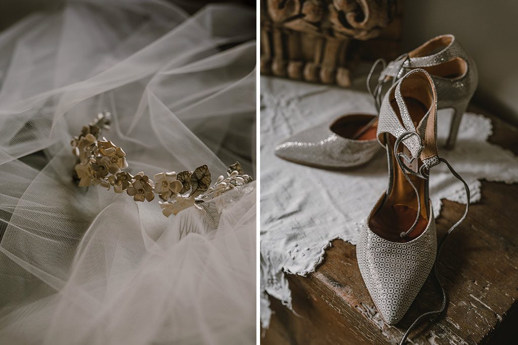 Los accesorios de la novia